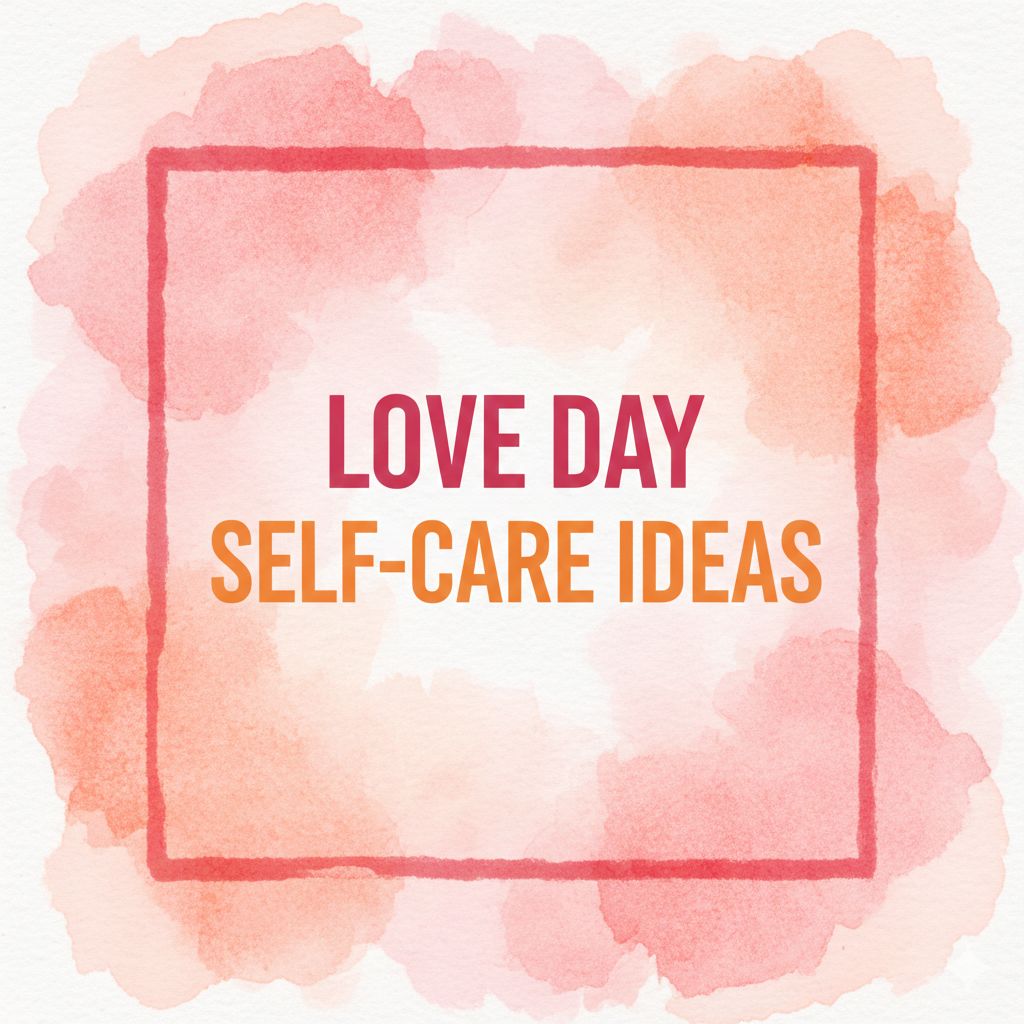 Love Day Self-Care Ideas